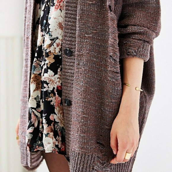 Pins and Needles Grunge Cardigan NWOT - Picture 4 of 4